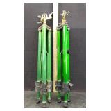 2 MOVEABLE LAWN SPRINKLER TRIPODS