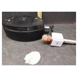 CD PLAYER, MIC W/ SPEAKER & MORE