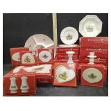 NIKKO XMAS, DISHES,DESERT PLATES,CANDY DISH & MORE