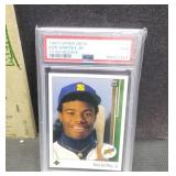 MLB,1989, KEN GRIFFEY JR, STAR ROOKIE, PSA NM 7
