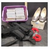 WOMENS SHOES10W, MUSIC CD'S, NOVELTY RESTRAINTS