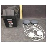 GOOGLE HOME MINI X 3, BATTERY BOX