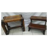 WOODEN  STEPS, WOODEN END TABLE