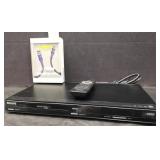 PHILIPS DVD PLAYER W/REMOTE & IPHONE CABLE