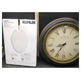 KOHLER TOILET SEAT, CLOCK