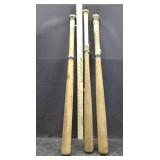 3 VTG, WOODEN BATS