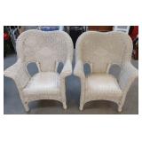 2 WICKER CHAIRS