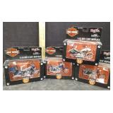 4 MAISTO HARLEY DAVIDSON DIECAST COLLECTIBLES