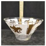 VTG MID CENTURY FLEUR DE LI BOWL