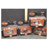 4 MAISTO HARLEY DAVIDSON DIECAST COLLECTIBLES