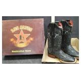 LOS ALTOS BOOTS LIZARD TEJU SIZE 7.5