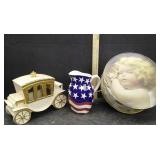 ANGEL HAT BOX, FLAG PITCHER & MORE