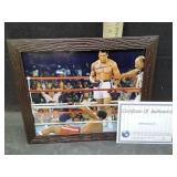 MUHAMMAD ALI 8ï¿½10 SIGNED PHOTOGRAPH WITH COA