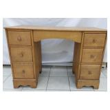 WOODEN DESK 6 DRAWERS