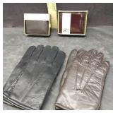 2 PR MENS GLOVES, WALLETS PERRY ELLIS & G. BEENE