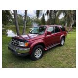 2000 Toyota 4Runner SR5 SUV in Red Finish