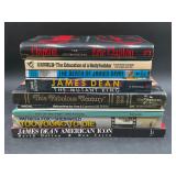 Assorted Books: James Dean, E.Clapton, Airbrushing