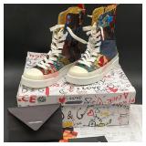 Dolce & Gabbana Patchwork High Top Sneakers