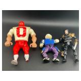 3 Action Figure Parts: Ghostbusters,TMNT,Wolverine