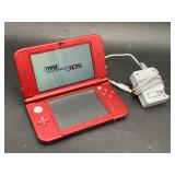 Red Nintendo 3DS Gaming Handheld With Charger