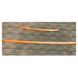 2 Practice Replica Wooden Samurai Swords (NO SHIP)