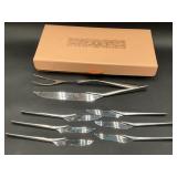 B&B Italy Stainless Carving & Knife Set In Case