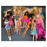 Assorted Lot of Barbies & Other Dolls