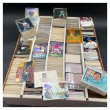 Box of Assorted Cards Basketball, Baseball +