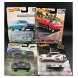 4 Hot Wheels Car Culture Diecast Cars