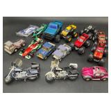 Assorted Loose Vehicles: Monster Trucks,Cars Etc..