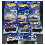 8 Assorted Hot Wheels Diecast Cars