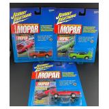 3 Johnny Lightning Mopar Diecast Cars
