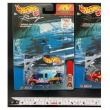 4 Hot Wheels Racing RV Series Diecast Cars