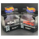 2 Hot Wheels Collectibles Cars In Display Cases