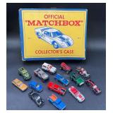 1966 Official Matchbox Carrying Case With Cars