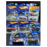 8 Assorted Hot Wheels Diecast Cars