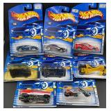 8 Assorted Hot Wheels Diecast Cars
