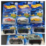 8 Assorted Hot Wheels Diecast Cars