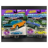 2 Johnny Lightning Muscle Cars Diecast