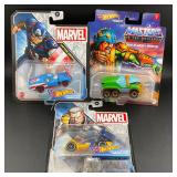 MOTU & Marvel Hot Wheels Diecast Cars