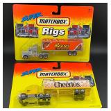 2 Matchbox Rigs Diecast: Reeses & Cheerios