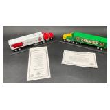 Red Dog  & O'Doul's Aeromax Tractor Trailers