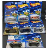 8 Assorted Hot Wheels Diecast Cars
