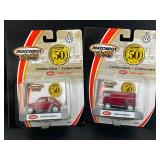 2 Matchbox 50 Year Anniv. Volkswagon Diecast