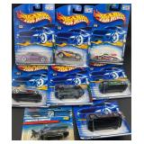 8 Assorted Hot Wheels Diecast Cars