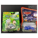 Hot Wheels Rick & Morty Ship & Pixar Cars Hornet