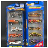 2 Hot Wheels Gift Packs Harley Davidson & Volcano