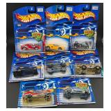 8 Assorted Hot Wheels Diecast Cars