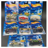 8 Assorted Hot Wheels Diecast Cars