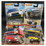 4 Hot Wheels Car Culture & Boulevard Diecast Cars